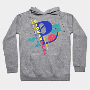 Pickleball Retro 90s Style Graphic Hoodie